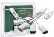 Digitus DA-70216 USB 2.0-hub 4 poorten Wit