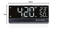 Digitale Wekkerradio met FM Radio - Temperatuur en Luchtvochtigheid - Dual Alarmklok - Groot Display (HCG023) - thumbnail