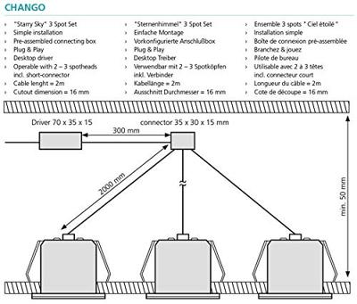 Eglo Led inbouwspotsChango - 97079