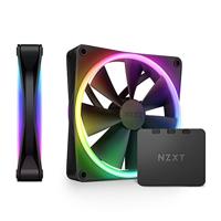 NZXT F140 RGB DUO - 140mm RGB Fan - Twin - Black - thumbnail