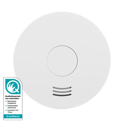 Smartwares FSM-124 Rookmelder Incl. batterij (10 jaar) werkt op batterijen (Ø x h) 105 mm x 36 mm