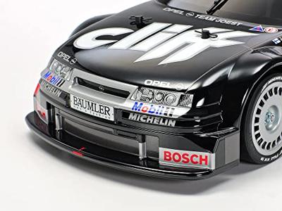 Tamiya 1:10 RC auto Elektro Racewagen Opel Calibra V6 Cliff Zwart Brushed 4WD Bouwpakket