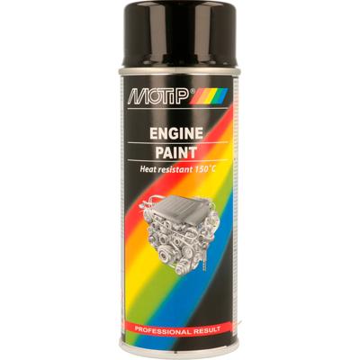 Motip spuitlak engine paint zwart (400ml)
