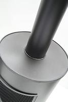 buitenkachel olievat met houtopslag - thumbnail