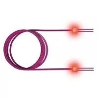 saCon glasvezel LED patchkabel duplex 50/125µm OM3, LC/SC , turkoois, 5 m - thumbnail