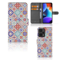 Xiaomi Redmi Note 12 Pro Plus | Bookcase | Tiles Color | Portemonnee hoesje - thumbnail