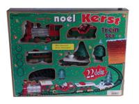 Kersttreinset 22-dlg met muziek+licht - thumbnail