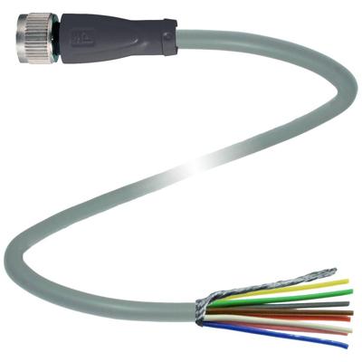 Pepperl+Fuchs 70105995 Sensor/actuator connector, geassembleerd Aantal polen (sensoren): 8 10 m 1 stuk(s)
