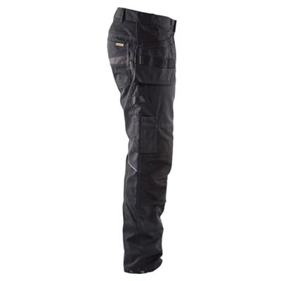 Blåkläder Service werkbroek met stretch en spijkerzakken 14961330 | Zwart/Donkergrijs | Maat 62 - 7330509555835 Blåkläder Service werkbroek met stretch en spijkerzakken 14961330 | Zwart/Donkergrijs | Maat 62 - 7330509555835