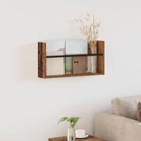 Tijdschrift Rek met plank Oudhout 60 x 12 x 30 cm Bewerkt hout - thumbnail