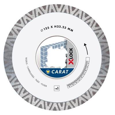 Carat Diamantzaag slijpschijf X-lock Tegels Ø125x22,23 MM - CTXLOCK125 Carat Diamantzaag slijpschijf X-lock Tegels Ø125x22,23 MM - CTXLOCK125