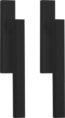 Formani Square LSQ231PAY hefschuifdeurbeslag paarsgewijze set PC69 - mat zwart