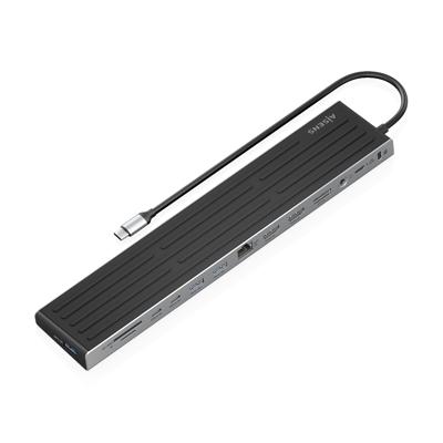 USB-HUB Aisens ASUC-13P042-GR Grijs 100 W