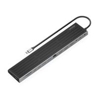 USB-HUB Aisens ASUC-13P042-GR Grijs 100 W - thumbnail