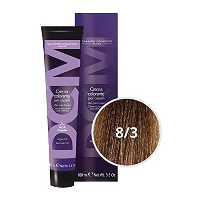 DCM Hair Color Cream 8/3 Light Golden Blond Haarverf 100ml
