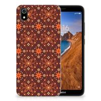 Xiaomi Redmi 7A | TPU bumper | Batik Brown - thumbnail