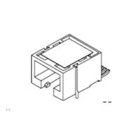 Molex Cat 3 Mod Jack/Plug 855025012 Bus Zwart 1 stuk(s) - thumbnail