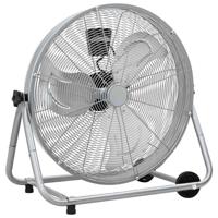 VidaXL Trommelventilator met wiel zilver 73 x 42 x 70 cm aluminium - thumbnail