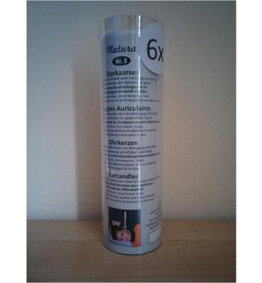Natura Oorkaarsen weerstandverhogend nr. 3 6 Stuks