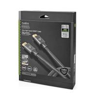 Nedis CVTB35000GY30 HDMI kabel 3 m HDMI Type A (Standaard) Zwart - thumbnail