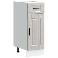 Keuken onderkast "Porto" bewerkt hout grijs sonoma eiken - thumbnail