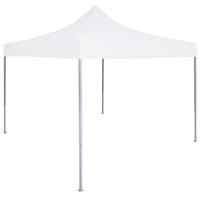 Partytent professioneel inklapbaar 2x2 m staal wit - thumbnail