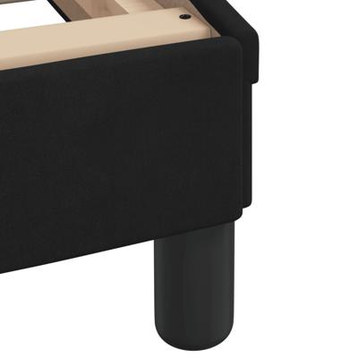 Bedframe zonder matras 100x200 cm fluweel zwart - thumbnail