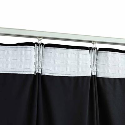 VidaXL Gordijnen verduisterend 2 st met haken 140x245 cm fluweel zwart VidaXL Gordijnen verduisterend 2 st met haken 140x245 cm fluweel zwart