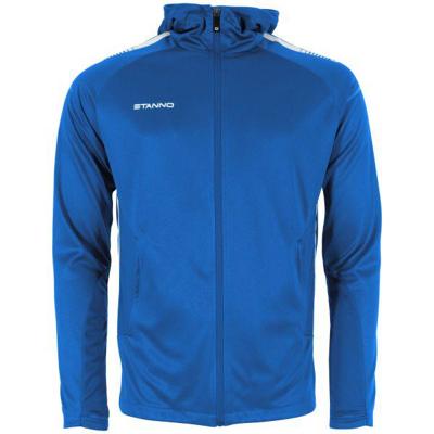Stanno 408024 First Hooded Full Zip Top - Royal-White - 2XL Stanno 408024 First Hooded Full Zip Top - Royal-White - 2XL