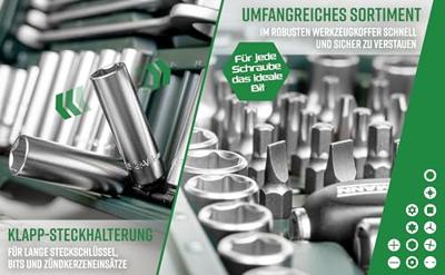 Brüder Mannesmann Doppendoos 215 dlg 1/2+3/8+1/4 - 98430