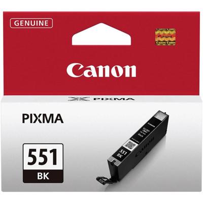 Canon inktcartridge CLI-551BK, 1.795 pagina's, OEM 6508B001, zwart