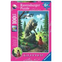 Ravensburger puzzel Roodkapje en de wolf 100 stukjes - thumbnail