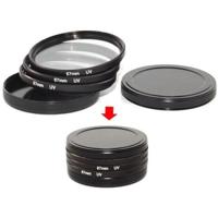 Caruba Metalen Filter Opberg/Bewaarset 55 mm - thumbnail