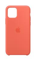 Achterzijde behuizing voor mobiele telefoon - silicone - clementine oranje - voor iPhone 11 Pro - thumbnail