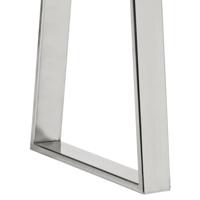 Bankje met natuurlijke rand 105 cm massief acaciahout - thumbnail