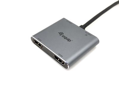 Equip 133484 usb-c 4 in 1 dual hdmi adapter