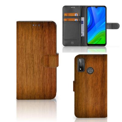 Huawei P Smart 2020 | Book Style Case | Donker Hout Huawei P Smart 2020 | Book Style Case | Donker Hout