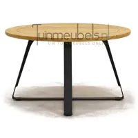 Tuintafel Basso Teak 130 cm Rond - thumbnail