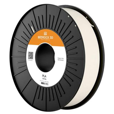 BEDROCK 3D PLA-0003a250 PLA White 1.75 mm 2.500 g Filament PLA kunststof 1.75 mm 2500 g Wit 1 stuk(s)