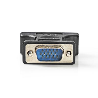 VGA - DVI-Adapter | VGA Male - DVI-I 24+5-Pins Female | Zwart