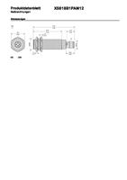 Telemecanique Inductieve naderingsschakelaar M18 Vlak Digitaal, PNP XS618B1PAM12 - thumbnail