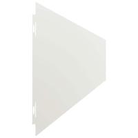 Gazonranden 10 st 15x103 cm koudgewalst staal wit - thumbnail