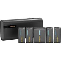 7RYMS iRay DW40 Draadloze microfoon set voor smartphone en camera - Met 4 zenders - Zwart - thumbnail