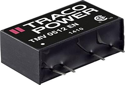 TracoPower TMV 0515DEN DC/DC-converter, print 5 V/DC 15 V/DC, -15 V/DC 30 mA 1 W Aantal uitgangen: 2 x Inhoud 10 stuk(s)