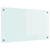 VidaXL Keuken achterwand wit 70 x 40 cm gehard glas - thumbnail