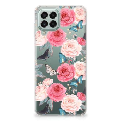 Samsung Galaxy M33 | TPU Case | Butterfly Roses Samsung Galaxy M33 | TPU Case | Butterfly Roses