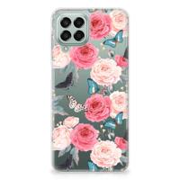 Samsung Galaxy M33 | TPU Case | Butterfly Roses - thumbnail