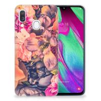 Samsung Galaxy A40 | TPU Case | Bosje Bloemen - thumbnail