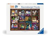 Ravensburger legpuzzel cubby cats and succulents, 500st. - thumbnail