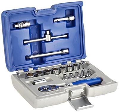 Expert by Facom doppenset met hulpstukken 1/4" | 19-delig | in koffer | E030700 - E030700